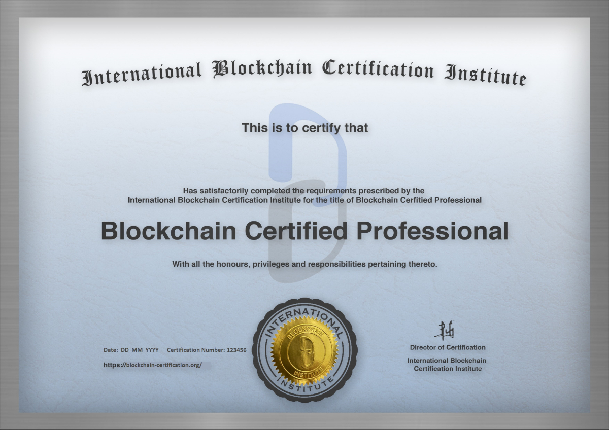 Accredited Blockchain Professional Certification Exam Blockchain SVCS