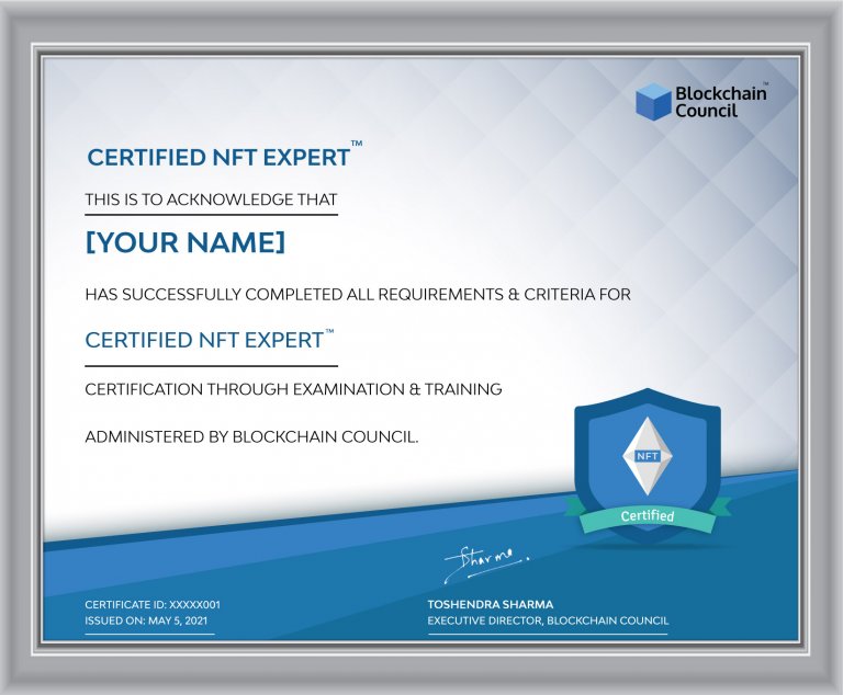 Certified-NFT-Expert-certificate-Frame